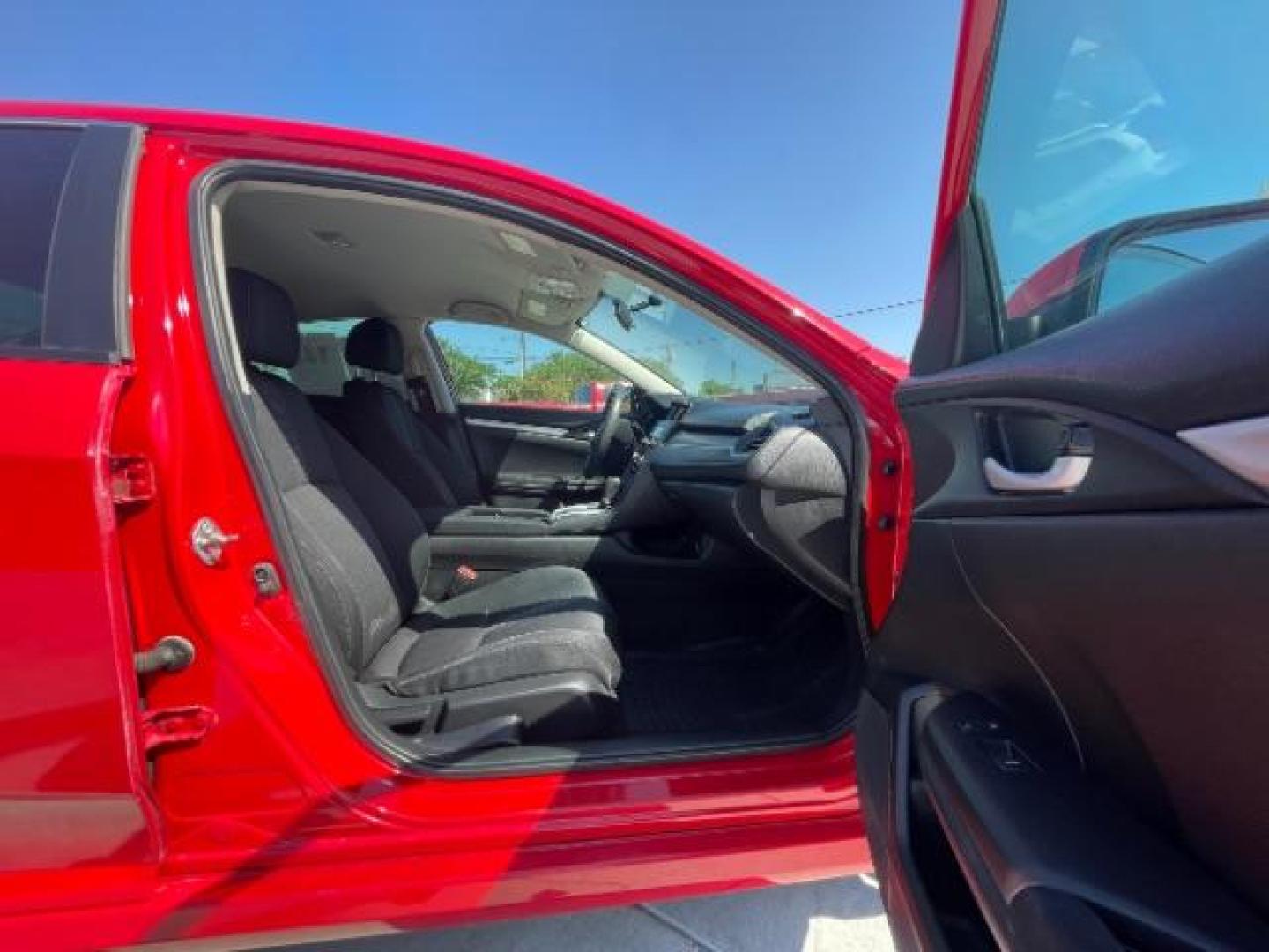 2017 Rallye Red /Black, cloth Honda Civic LX Sedan CVT (2HGFC2F57HH) with an 2.0L L4 DOHC 16V engine, Continuously Variable Transmission transmission, located at 900 South McDonald Street, McKinney, TX, 75069, (972) 529-2992, 33.189335, -96.613403 - Photo#10