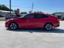 2017 Rallye Red /Black, cloth Honda Civic LX Sedan CVT (2HGFC2F57HH) with an 2.0L L4 DOHC 16V engine, Continuously Variable Transmission transmission, located at 900 South McDonald Street, McKinney, TX, 75069, (972) 529-2992, 33.189335, -96.613403 - Photo#3