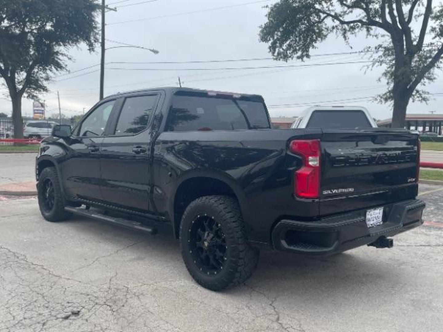 2019 Black /Jet Black, leather Chevrolet Silverado 1500 RST Crew Cab 2WD (1GCPWDED0KZ) with an 5.3L V8 OHV 16V engine, 6-Speed Automatic transmission, located at 900 South McDonald Street, McKinney, TX, 75069, (972) 529-2992, 33.189335, -96.613403 - Photo#2