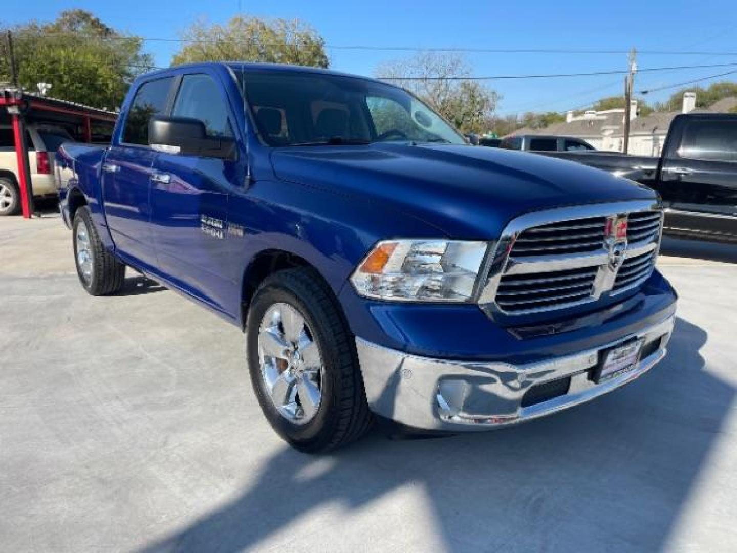 2015 Blue /Gray RAM 1500 SLT Crew Cab SWB 2WD (1C6RR6LT0FS) with an 5.7L V8 OHV 16V engine, 8-Speed Automatic transmission, located at 900 South McDonald Street, McKinney, TX, 75069, (972) 529-2992, 33.189335, -96.613403 - Photo#0