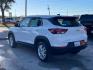 2023 Summit White /Jet Black Chevrolet Trailblazer LS (KL79MMS28PB) with an 1.2L L3 DOHC 12V engine, 9-Speed Automatic transmission, located at 900 South McDonald Street, McKinney, TX, 75069, (972) 529-2992, 33.189335, -96.613403 - Photo#2