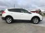 2013 Super White /Ash Toyota RAV4 XLE FWD (JTMWFREV4DD) with an 2.5L L4 DOHC 16V engine, 6-Speed Automatic transmission, located at 900 South McDonald Street, McKinney, TX, 75069, (972) 529-2992, 33.189335, -96.613403 - Photo#3